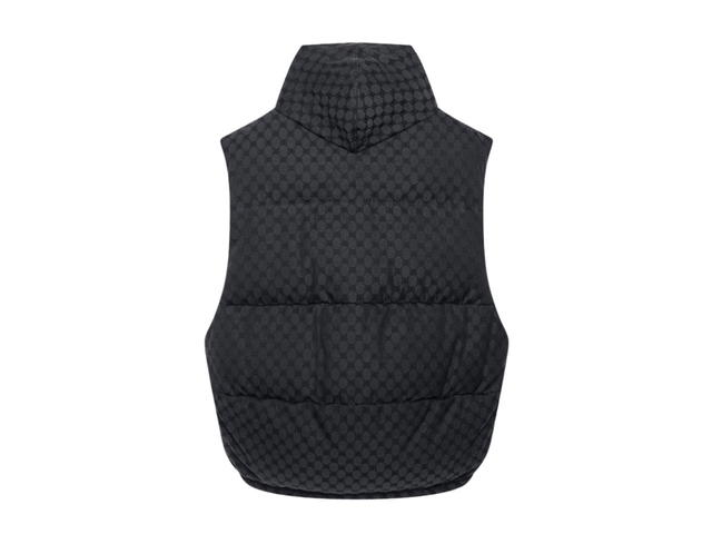 Balenciaga Balenciaga x Gucci Hacker Cocoon Puffer Gilet in Black - view 2