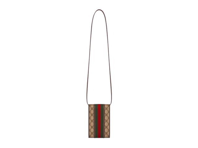 Balenciaga Balenciaga x Gucci Hacker Phone Bag in Coated Canvas in Beige - view 2
