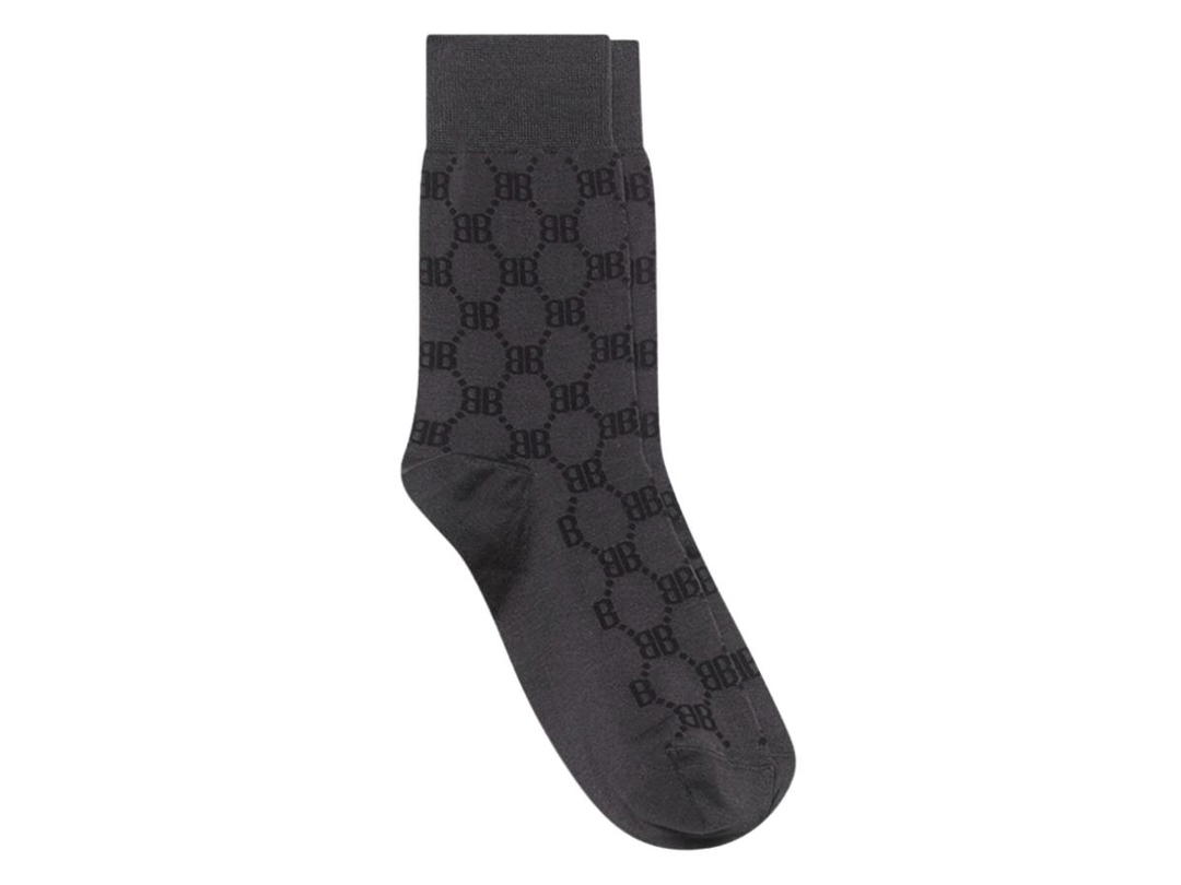 Balenciaga Balenciaga x Gucci Hacker Tennis Socks in Charcoal Grey