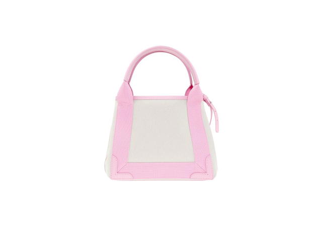 Balenciaga Balenciaga XS Cabas Tote Bag In Cotton Beige And Light Pink - view 2