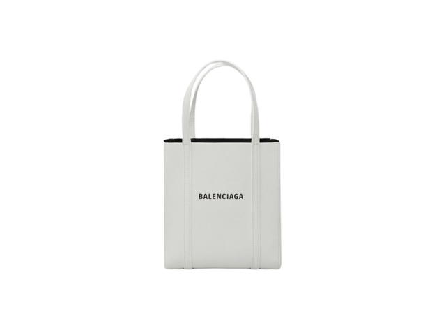 Balenciaga Balenciaga XXS Everyday Tote Bag In White Calfskin - view 1