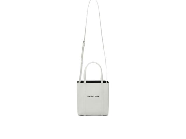 Balenciaga Balenciaga XXS Everyday Tote Bag In White Calfskin - view 2
