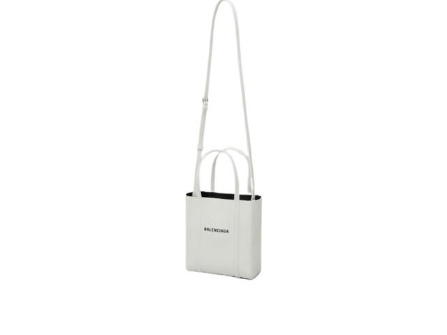 Balenciaga Balenciaga XXS Everyday Tote Bag In White Calfskin - view 3