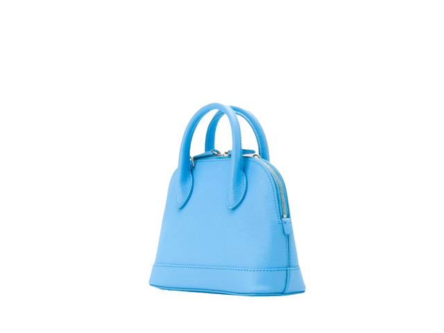 Balenciaga Balenciaga XXS Ville Top Handle Bag In Light Blue Leather With Silver-Tone Hardware - view 2