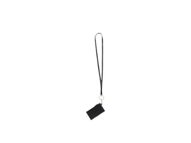 Balenciaga Balenciaga Year Of The Tiger Cash Card Case On Keyring In Black Leather Calfskin - view 2