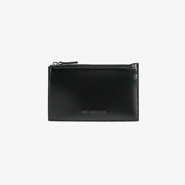 Balenciaga Balenciaga Zipped Coin & Card Holder in Smooth Calfskin Black - view 1