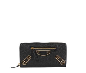 Buy Balenciaga Zippy Long Wallet Black Gold Hardware at Sasom – Authentic and Ready to Ship