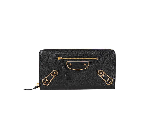 Balenciaga Balenciaga Zippy Long Wallet Black Gold Hardware - view 1