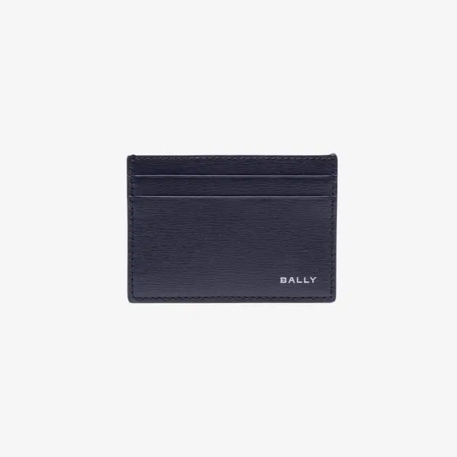 Bally Bally Crossing Card Holder In Midnight Leather Blue - view 1