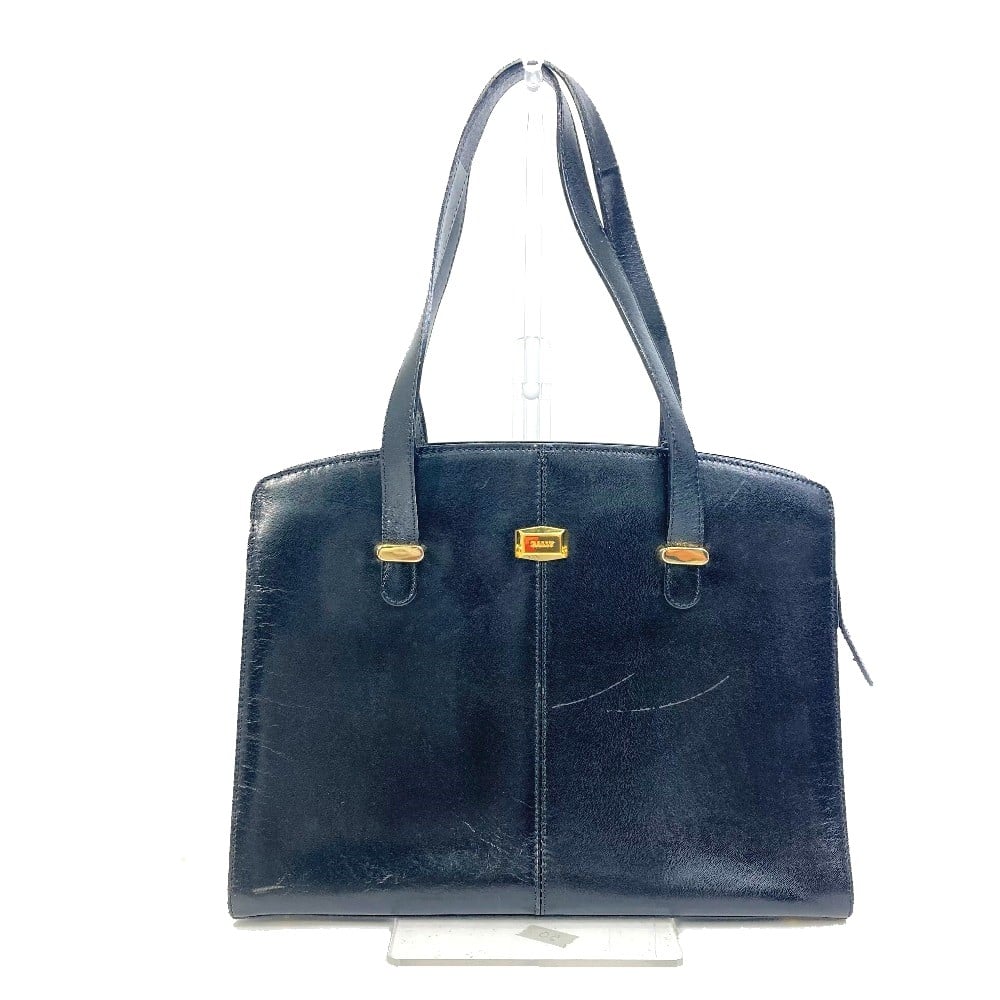 Bally BALLY Hand Bag Tote Bag Leather Black