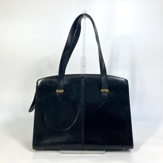 Bally BALLY Hand Bag Tote Bag Leather Black - view 2