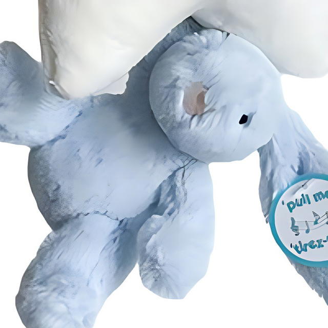 Jellycat Jellycat Bashful Blue Bunny Star Musical Pull Stuffed Animal - view 4