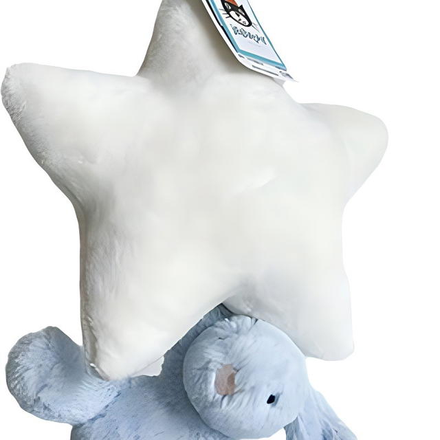 Jellycat Jellycat Bashful Blue Bunny Star Musical Pull Stuffed Animal - view 5