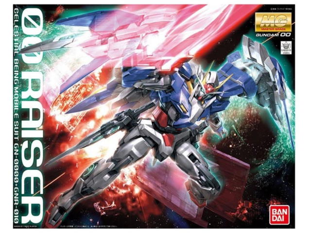 Bandai Bandai Gunpla Master Grade 1/100 Model Kit MG GN-0000+GNR-010 00 RAISER - view 1