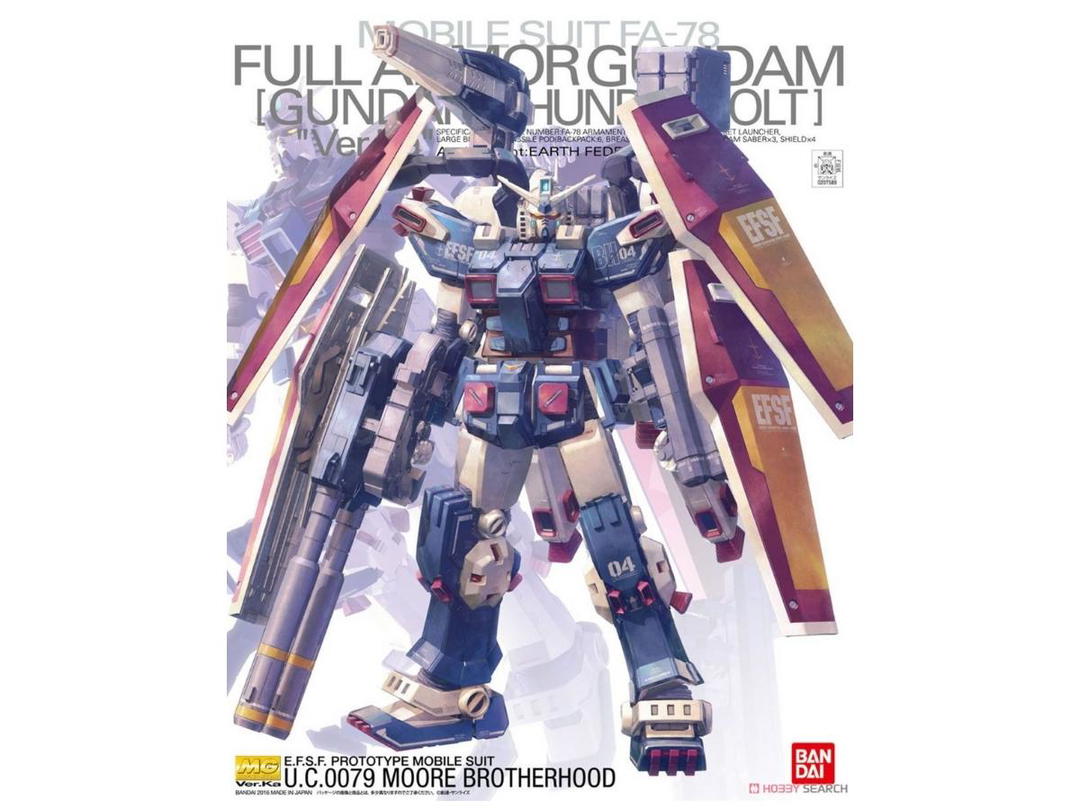 Bandai Bandai Gunpla Master Grade 1/100 VER KA Model Kit MG FA-78 FULL ARMOR GUNDAM VER KA