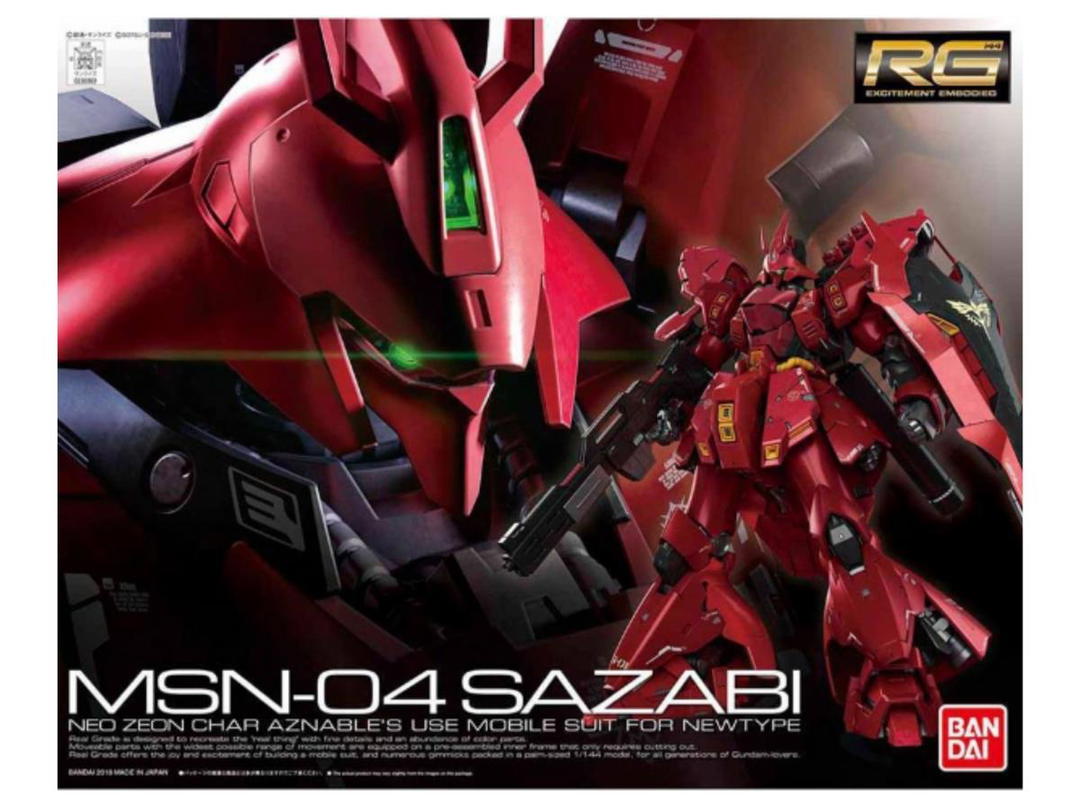 Bandai Bandai Gunpla Real Grade 1/144 Model Kit RG-29 RG MSN-04 SAZABI