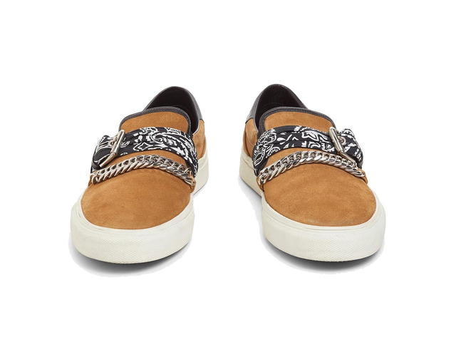 AMIRI AMIRI Bandana Chain Slip On Brown - view 1