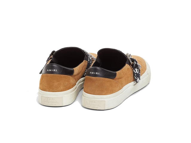 AMIRI AMIRI Bandana Chain Slip On Brown - view 2