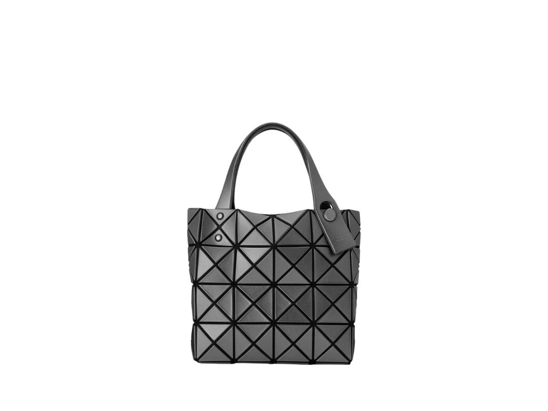 Issey Miyake Bao Bao Issey Miyake Lucent Boxy Mini Tote Bag Gunmetal