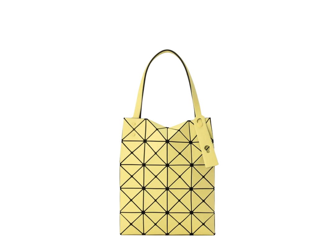 Issey Miyake Bao Bao Issey Miyake Lucent Boxy Tote Bag Canary Yellow