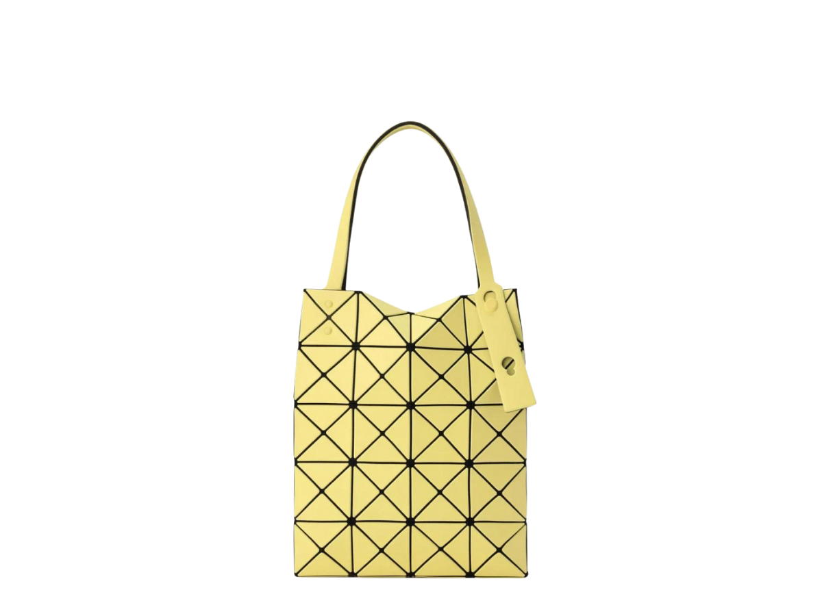 Issey Miyake Bao Bao Issey Miyake Lucent Boxy Tote Bag Canary Yellow