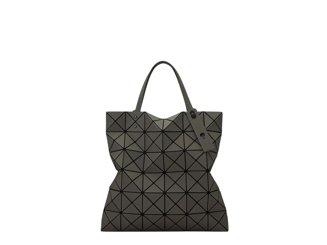 Issey Miyake Bao Bao Issey Miyake Lucent Metallic Tote Bag Grey
