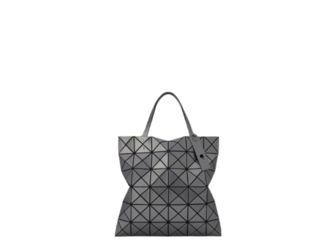 Issey Miyake Bao Bao Issey Miyake Lucent Metallic Tote Bag Gunmetal