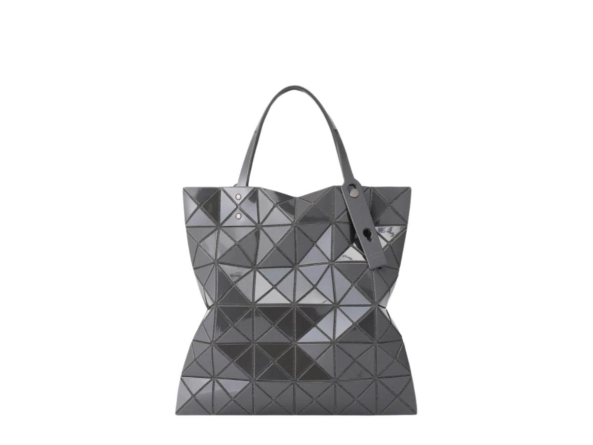 Issey Miyake Bao Bao Issey Miyake Lucent One-Tone Tote Bag Charcoal Gray