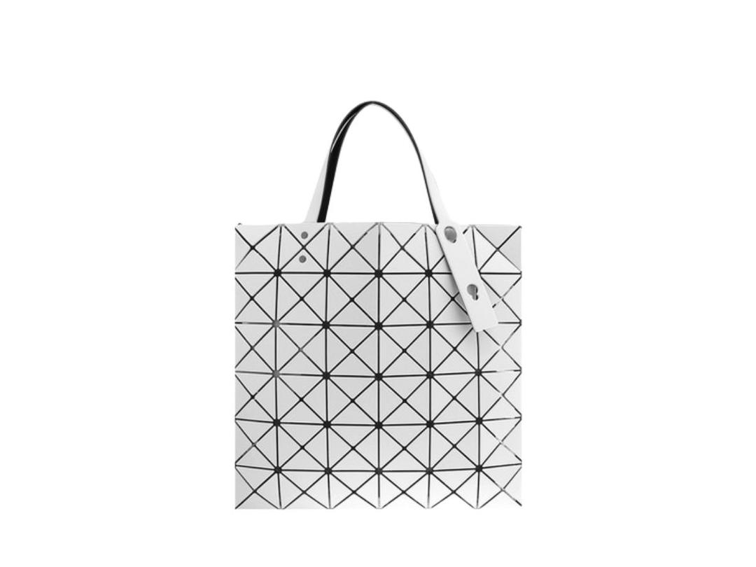 Issey Miyake Bao Bao Issey Miyake Prism Polarization Tote Bag White Lucent Matte