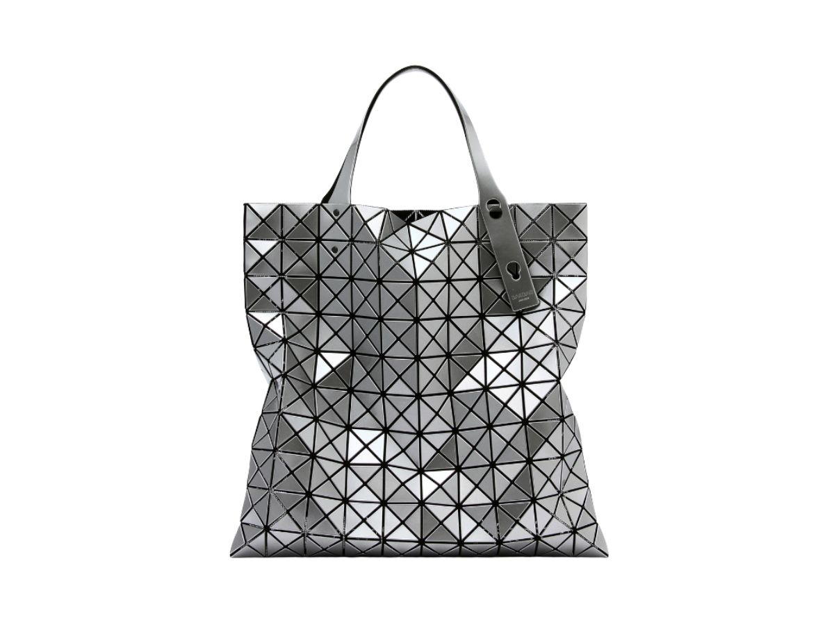 Issey Miyake Bao Bao Issey Miyake Prism Tote Bag Metallic Silver