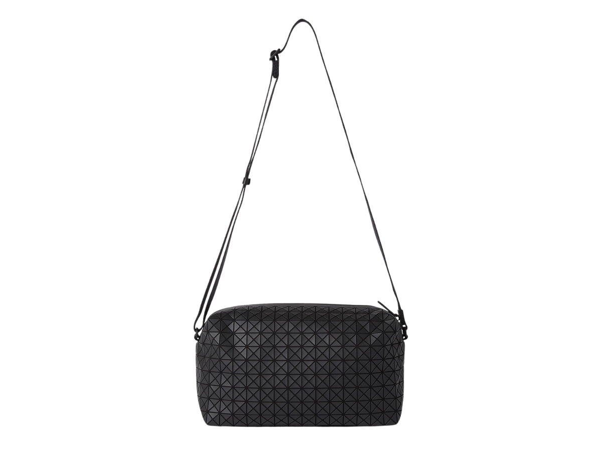 Issey Miyake Bao Bao Issey Miyake Saddle Crossbody Bag Matte Black