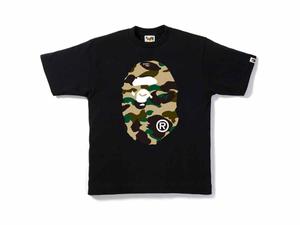 Buy BAPE 1st Camo Big Ape Head Tee Black/Yellow at Sasom – Authentic and Ready to Ship