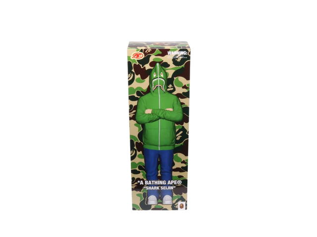 Bape Bape A Bathing Ape Shark Seijin Green - view 2