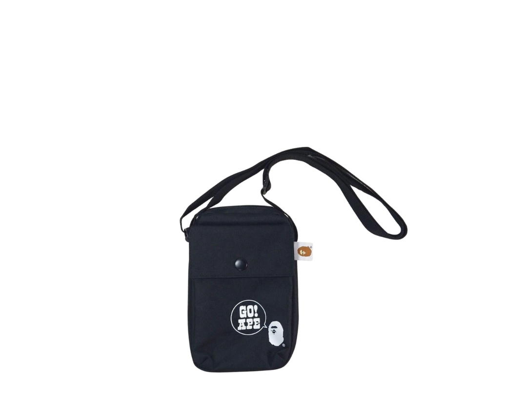 Bape Bape A Bathing Ape Smartphone Shoulder Bag Black