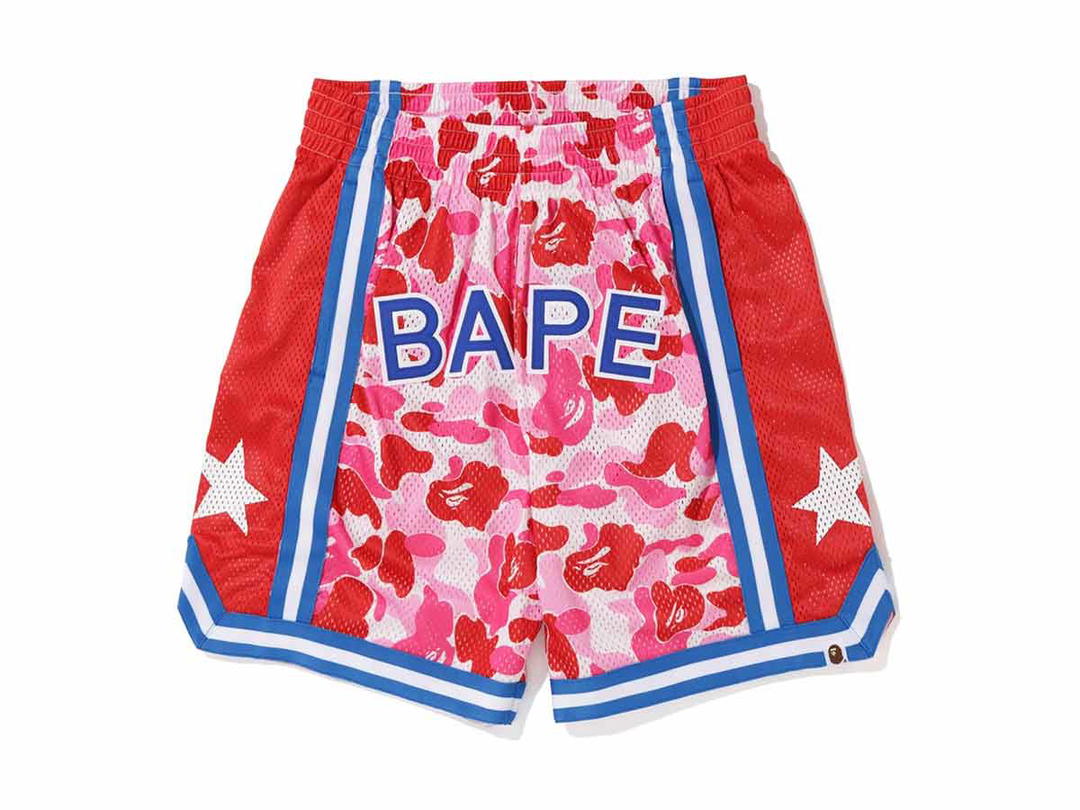 Bape BAPE ABC Basketball Shorts Pink