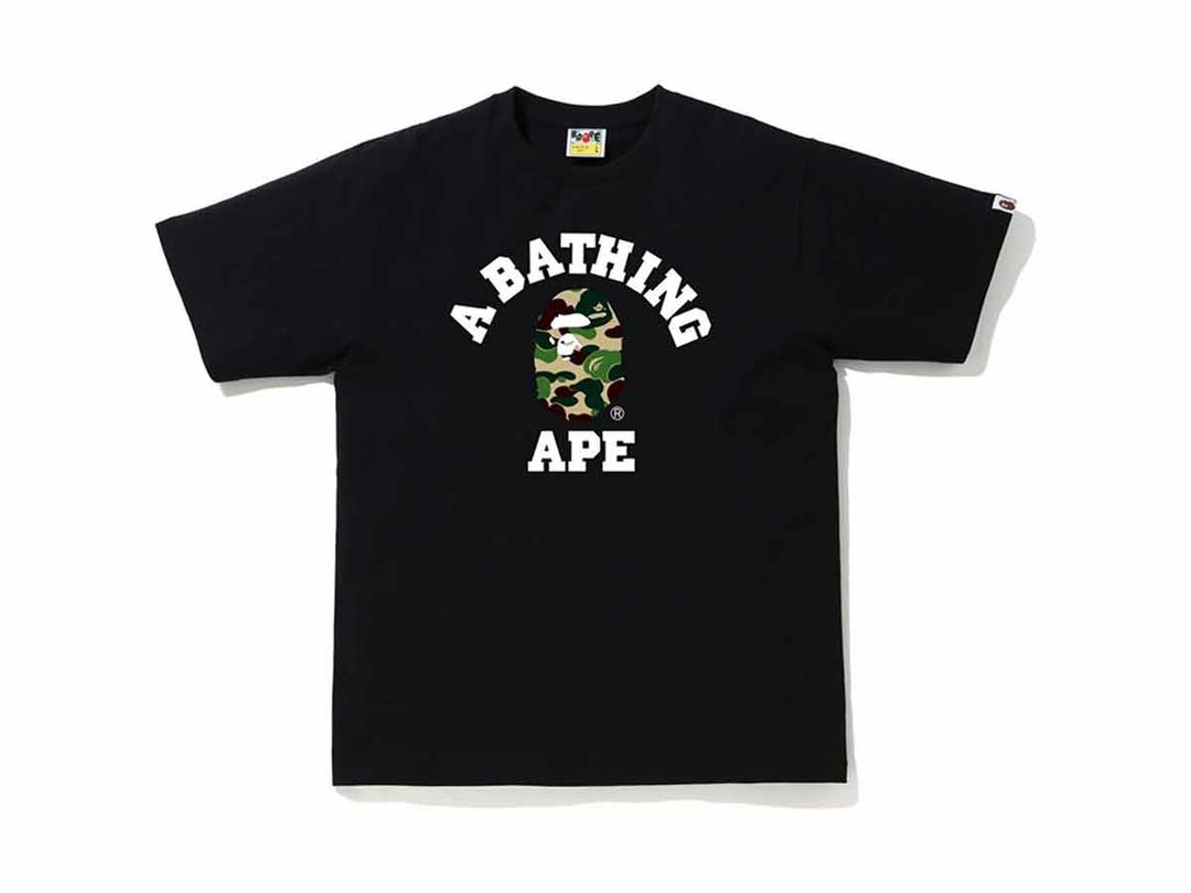 Bape BAPE ABC Camo College Tee Black/Green