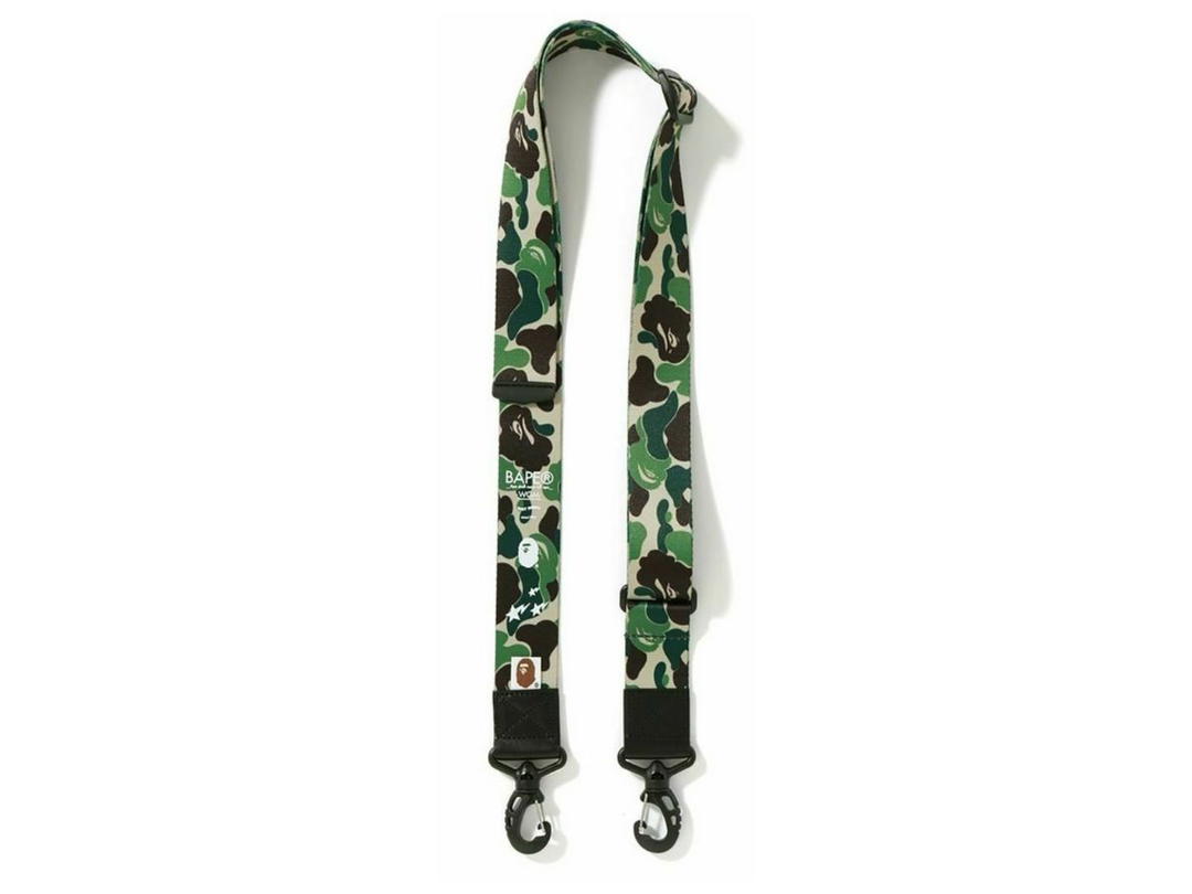 Bape BAPE ABC Camo Shoulder Wide Strap Green