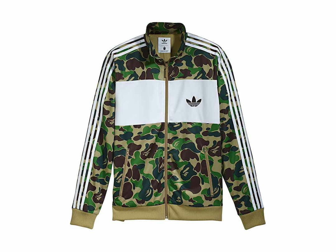 Bape BAPE X adidas ABC Camo Track Jacket Green