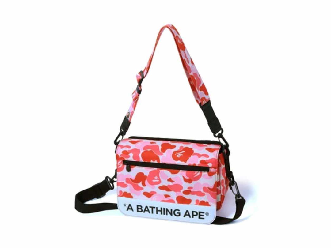 Bape BAPE ABC Double Strap Bag (FW19) Pink