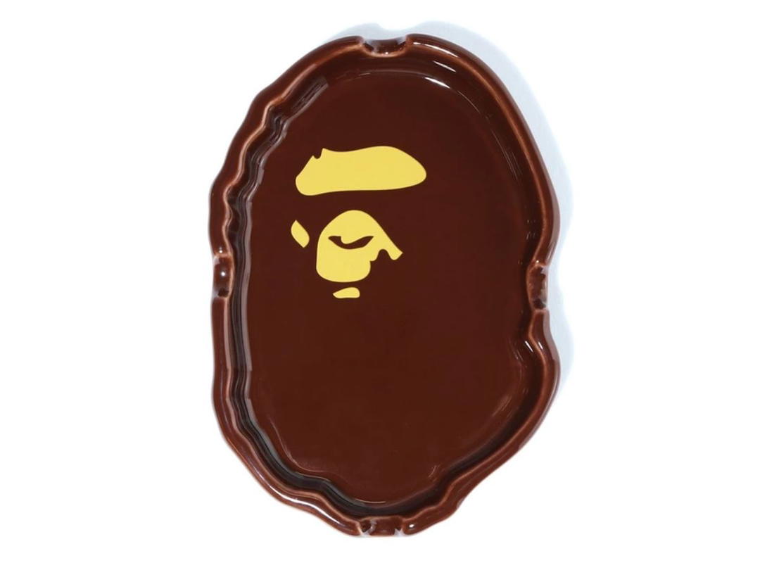 Bape BAPE Ape Head Ashtray Brown