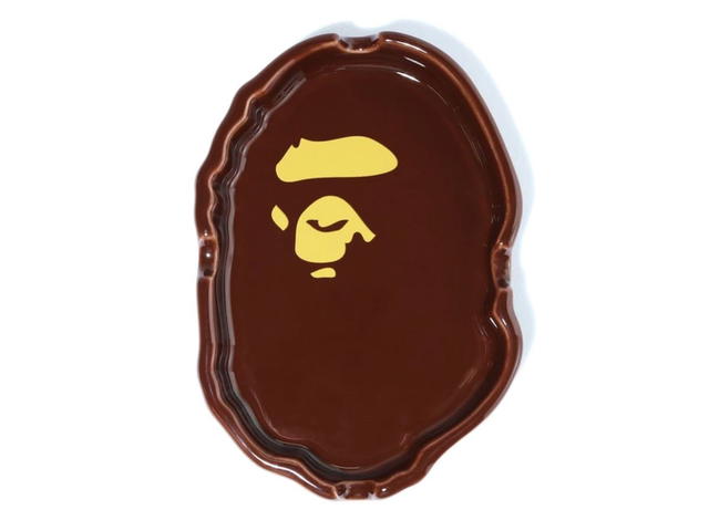 Bape BAPE Ape Head Ashtray Brown - view 1