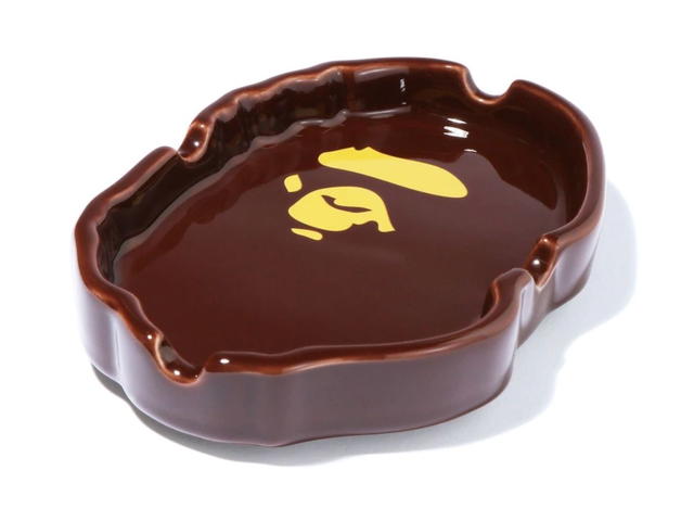 Bape BAPE Ape Head Ashtray Brown - view 2
