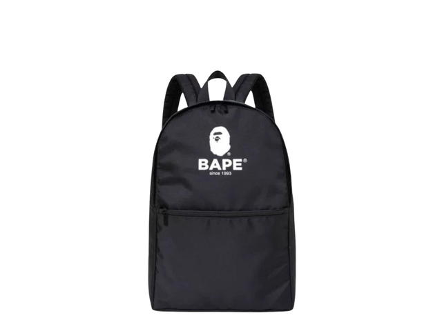 Bape BAPE Backpack Daypack APE HEAD Logo Print Black (AW19) - view 1