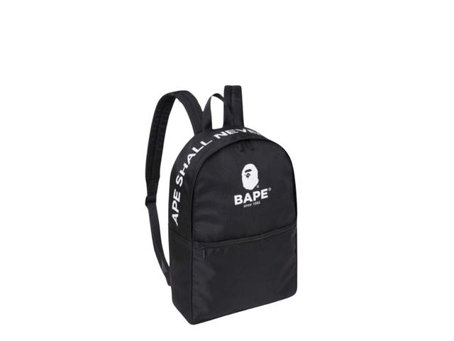 Bape BAPE Backpack Daypack APE HEAD Logo Print Black (AW19) - view 2