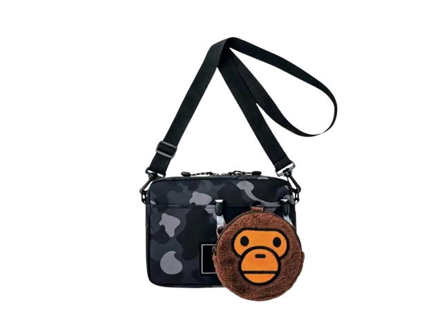 Bape BAPE BLK Shoulder Bag & Milo Pouch (AW22) - view 3