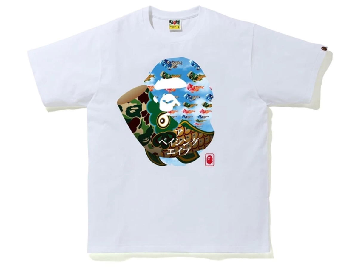 Bape BAPE Children's Day Tee White/Green (SS20)