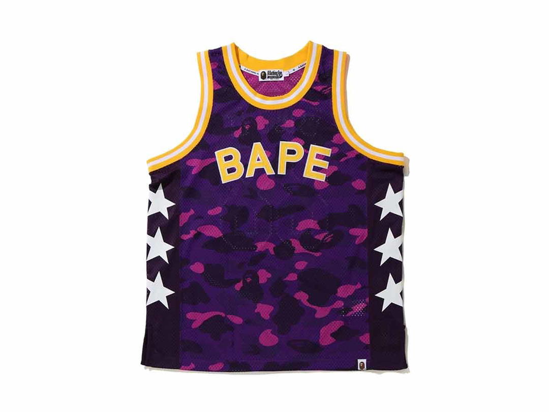 Bape BAPE Color Camo Basketball Tank Top (SS20) Purple
