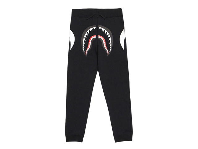 Bape BAPE Faceless Shark Slim Sweatpants Black - view 1
