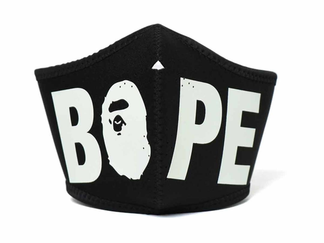 Bape BAPE Glow In The Dark Mask Black