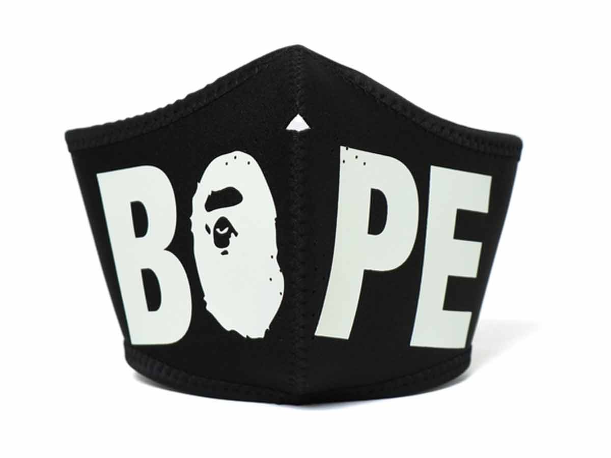 Bape BAPE Glow In The Dark Mask Black